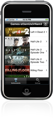 iphone steam achievements game screen