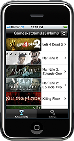 Games list